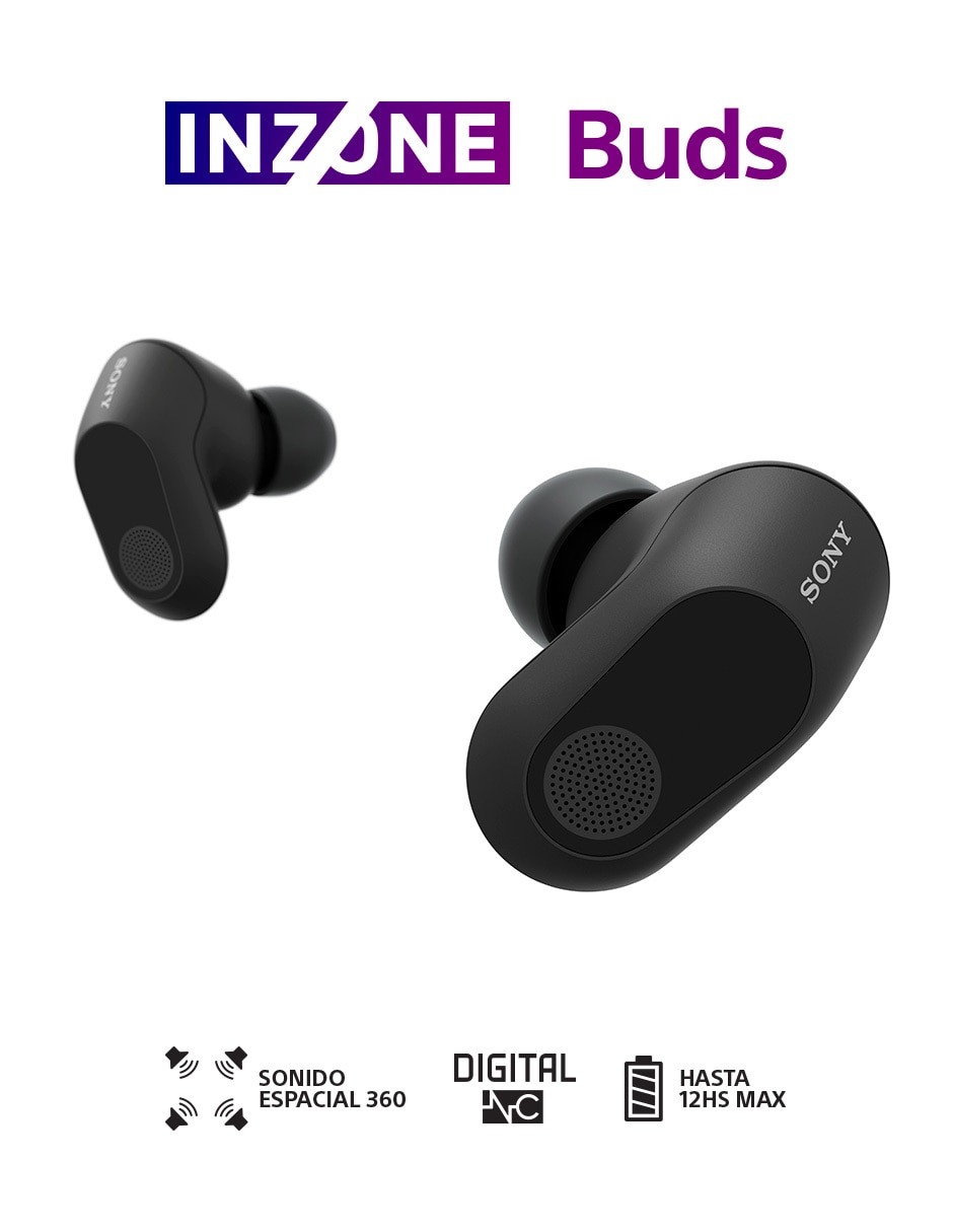 AUDÍFONOS GAMER SONY TRUE WIREL, NEGRO