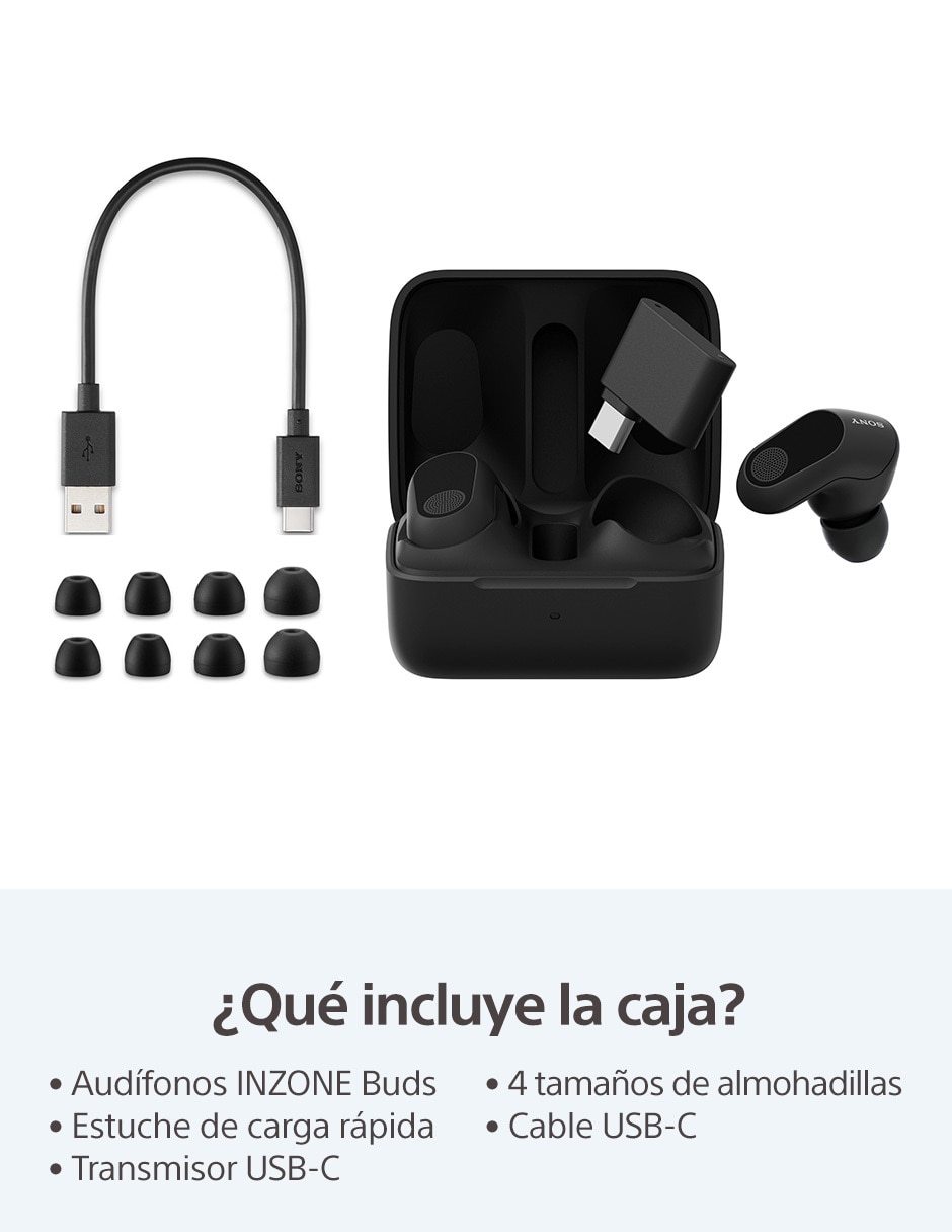 AUDÍFONOS GAMER SONY TRUE WIREL, NEGRO