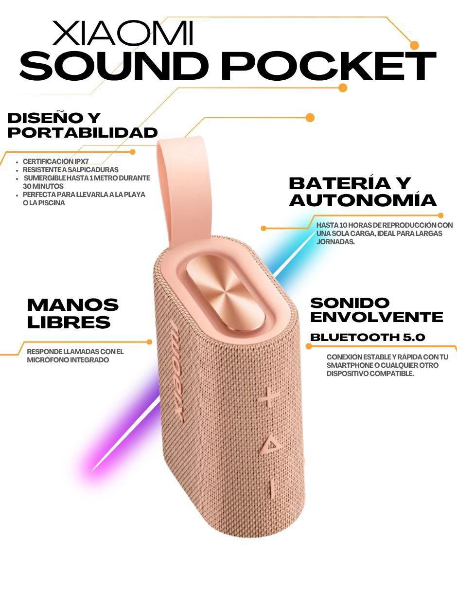 Bocina recargable bluetooth 3
