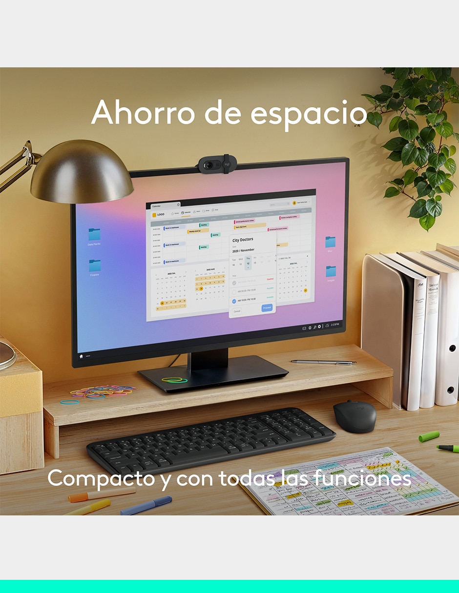 Mouse y teclado MK250 5