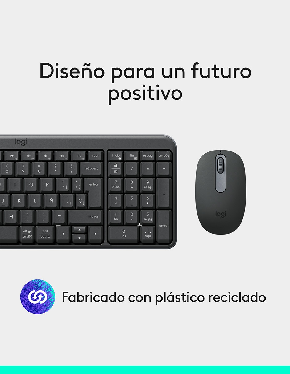 Mouse y teclado MK250 10
