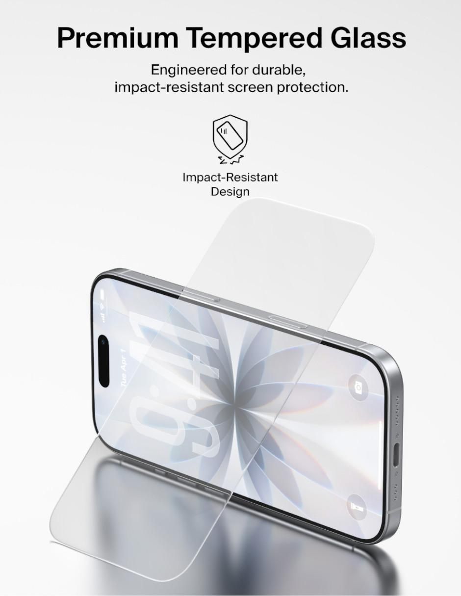 Mica para tablet smartphone compatible con Iphone 16 Pro/17 3