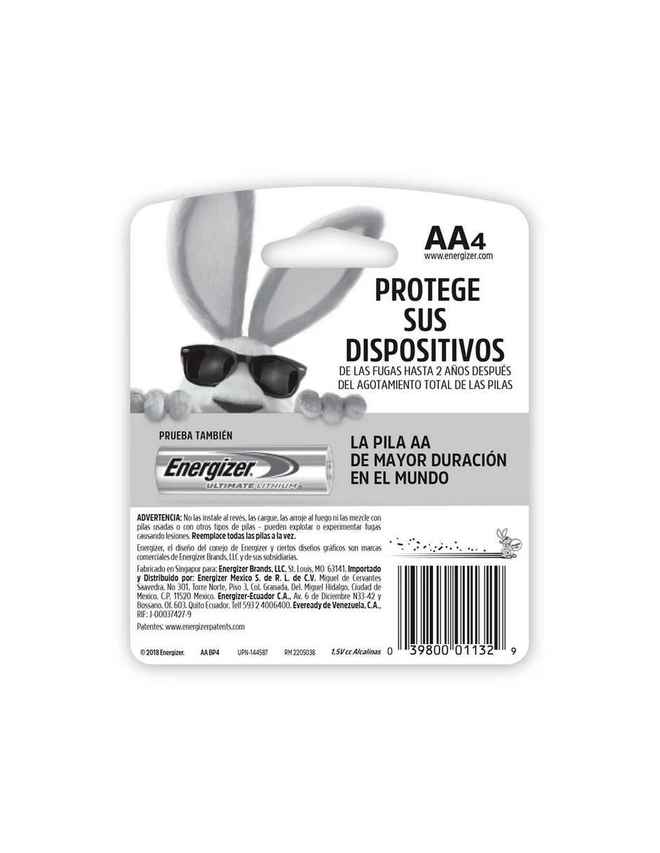Paquete de pilas AA alcalino 1.5 V 3