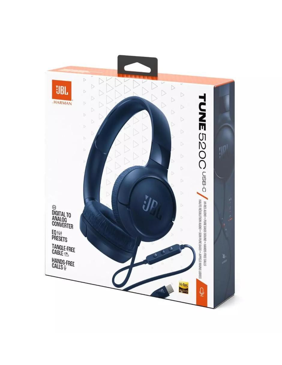 Audífonos On-Ear Tune 520C alámbricos 3