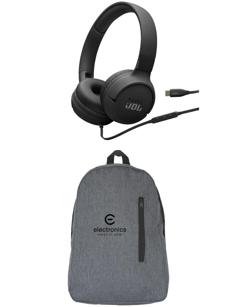 Audífonos On-Ear Jbl Tune 520C mochila alámbricos