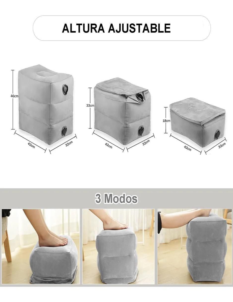 Descansapíes ergonómico 3 niveles 5