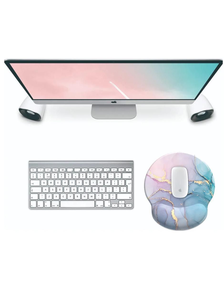 Mouse pad con antideslizante y con apoyo para muñeca 3