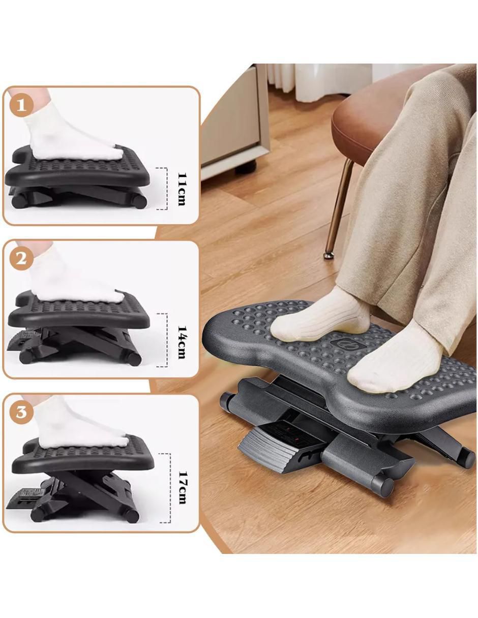 Descansapies ergonómico 3 niveles