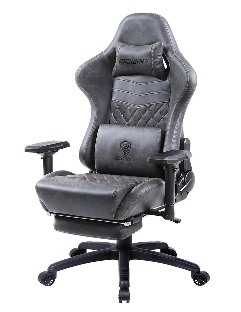 Silla gamer con masajeador LS-6689S