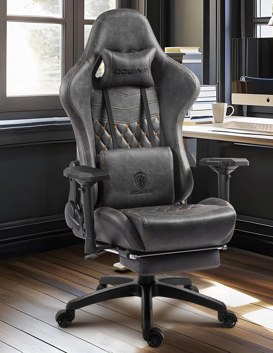 Silla gamer con masajeador LS-6689S 6