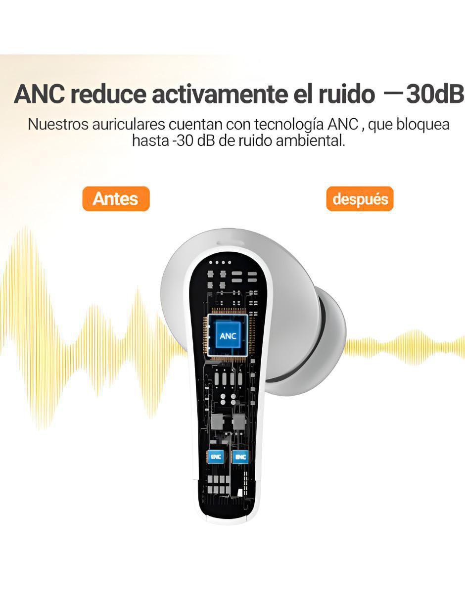 Audífonos in-ear Xtllar7925 inalámbricos con cancelación de ruido 2