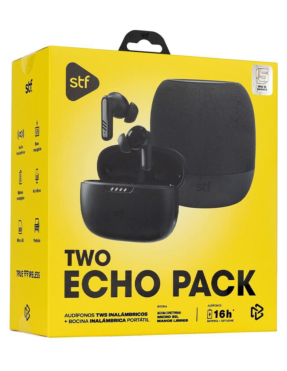 Audífonos true wireless + Bocina portátil inalámbrica Two Echo Pack Stf inalámbricos 7