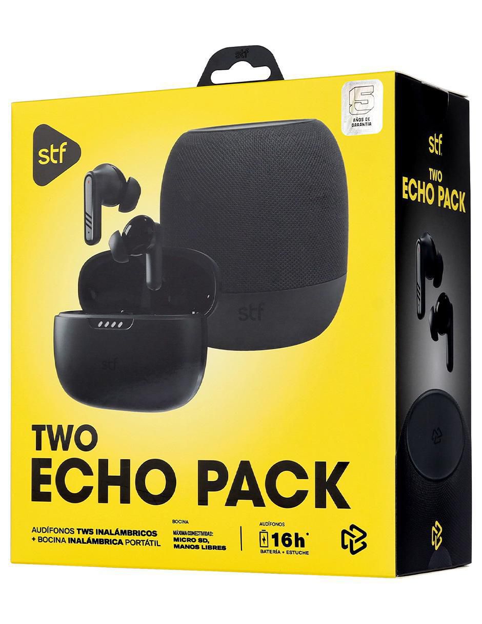 Audífonos true wireless + Bocina portátil inalámbrica Two Echo Pack Stf inalámbricos 9