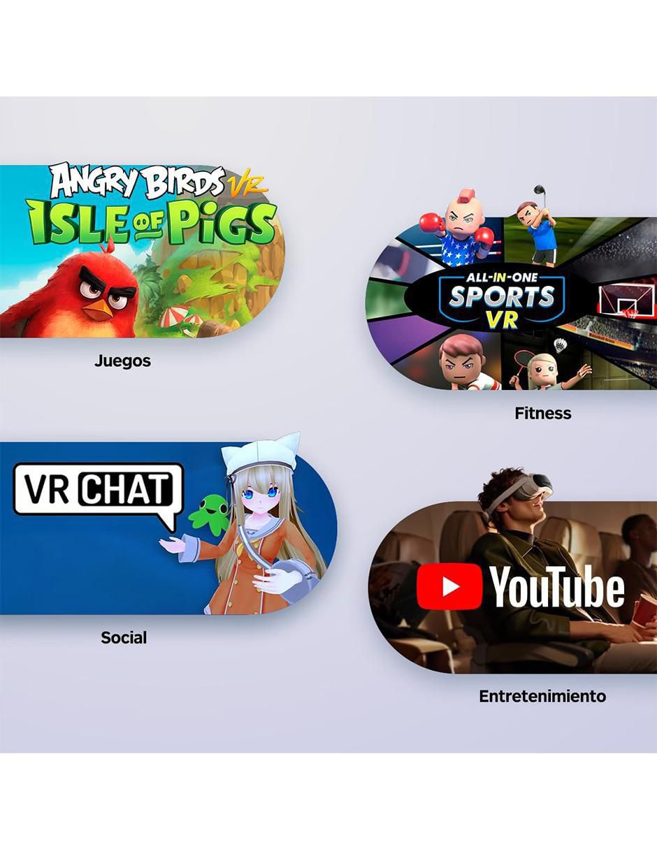 Lentes de realidad virtual para multiplataforma