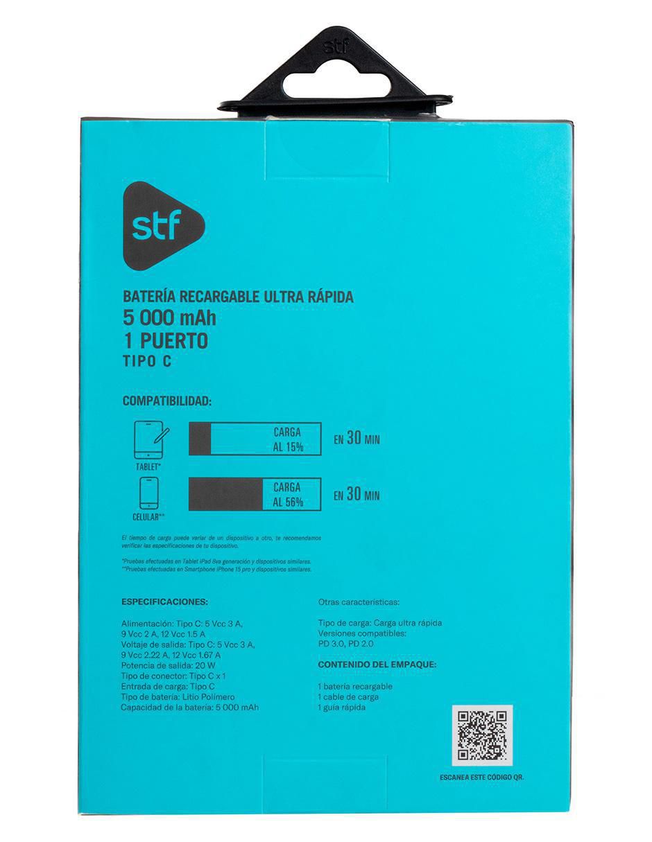Batería portátil 5000 mah Power Bank Stf 10