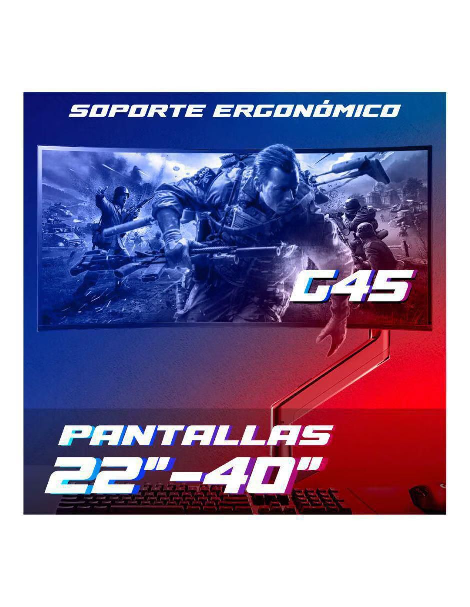 Soporte para monitor articulado 22 - 40 pulgadas 7