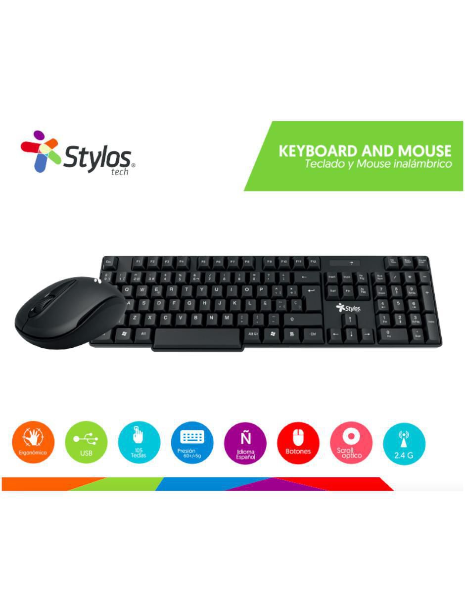 Mouse y teclado STPKTM3B 3