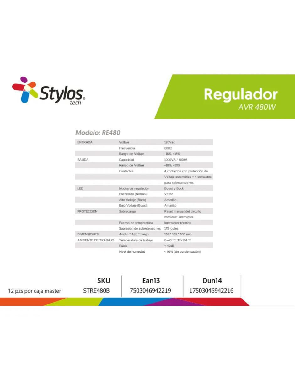 Supresor de picos STRE480B 4