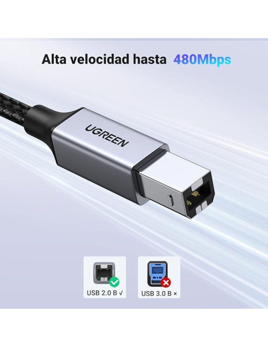Cable USB C a tipo USB B de 2 m 5