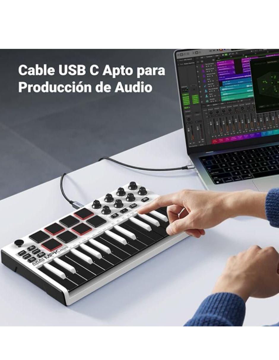 Cable USB C a tipo USB B de 2 m 6