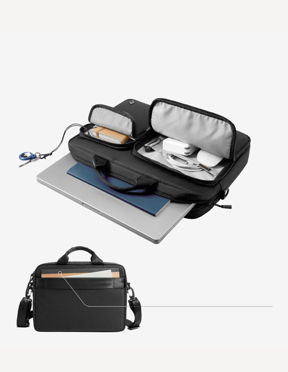 Maletín con compartimiento para laptop 16 pulgadas y celular 5