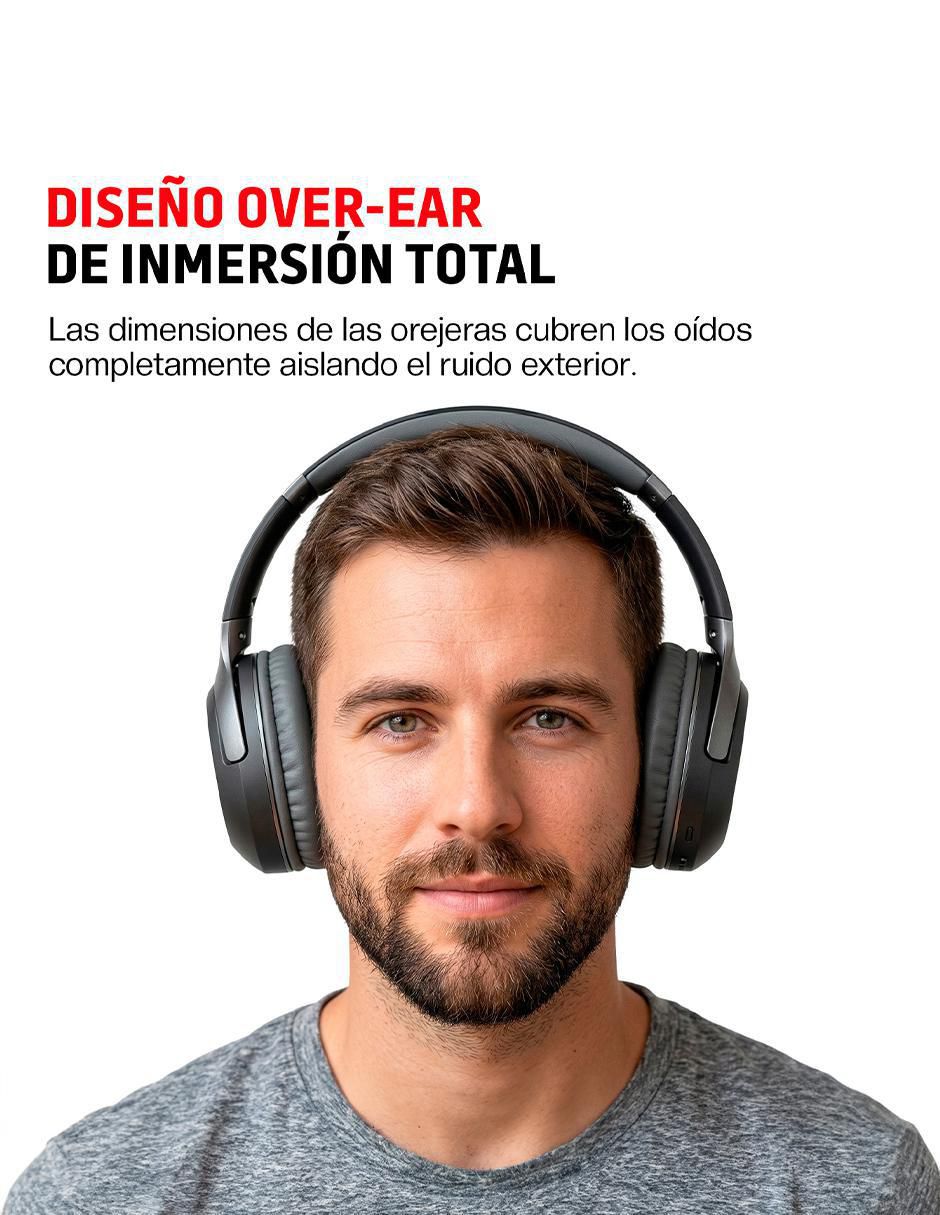 Audífonos de diadema over ear alámbricos e inálambricos 5